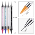 Miniatyrbild 4 av 7: Rhinestone picker pen crystal -  Picking tool Svart