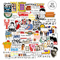 Miniatyrbild 1 av 3: 50st Mode Graffiti Stickers Vattentät Laptop Skate - Friends multifärg