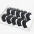 Miniatyrbilde 1 av 5: 5 par falske øyevipper - 6D faux mink - G209 Black