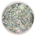 Miniatyrbillede 1 af 3: Negleglitter - Mix - Sølv lækker - 8ml - Glitter