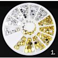 Pikkukuva 2 / 11: Rhinestone pyörä MultiColor 12. Rhinestone hjul 2mm