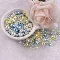 Miniatyrbilde 1 av 2: Akrylperler - 150 stk - Smykkelaging - DIY - Perleimitasjon Multicolor