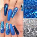Pikkukuva 3 / 4: 6 kpl kynsi glitter glitteriä, kynsikoristeita Multicolor