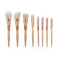 Miniatyrbillede 1 af 4: 8 makeup børster - Makeup Brush Set Gold