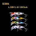 Miniatyrbillede 7 af 11: 20-pak fiskelokker wobler, Minnow mixed, Crankbait Multicolor