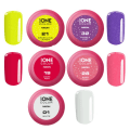 Miniatyrbillede 1 af 7: 5-pak Base one - Neon - Sæt 5g UV gel Multicolor