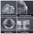 Miniatyrbillede 7 af 8: 10 opbevaringsglas - 3ml Transparent