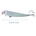 Miniatyrbilde 5 av 9: 5 wobblere lyser i det mørke crankbait Multicolor
