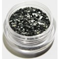 Miniatyrbillede 1 af 2: Negleglitter - Hexagon - Grå - 8ml - Glitter Grey