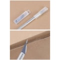 Miniatyrbillede 5 af 6: Hobbykniv / Skalpel - 5-blads - Kit - DIY Silver