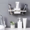 Miniatyrbild 7 av 8: Multifunktionell Tandborsthållare och Organizer Vit