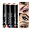 Miniatyrbilde 1 av 3: 12 stk Eyeliner Lipliner øyeblyant leppeblyant sminke Multicolor