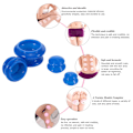 Miniatyrbilde 6 av 7: Cupping for helkroppsmassasje - 4-pakning - XS-L White