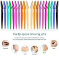 Miniatyrbild 2 av 4: 3-pack Ögonbrynskniv - Skäggkniv - Eyebrow knife - Trimmer multifärg
