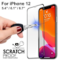 Miniatyrbillede 7 af 8: 2 stk Hærdet glas iPhone 12 Pro Max - Skærmbeskytter Transparent