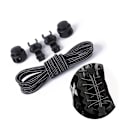 Miniatyrbilde 6 av 7: Elastiske skolisser (inkludert snøring) Solid - Black