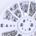Pikkukuva 3 / 4: Strassikivi 4 kokoa - Silver Clear Silver