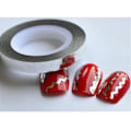 Miniatyrbild 3 av 7: Striping tape, nageltejp, Sicksack! 12 färger 4. Silver