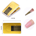 Pikkukuva 3 / 4: 500 kpl Kynsimallit kynsimallit kynsimalli nailform kynsimuodot Gold