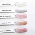 Miniatyrbilde 4 av 6: 11 stk Acrylic Gel - Poly Builder Gel Kit LED-lampe - fransk rosa