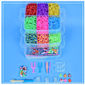 Pikkukuva 5 / 7: Mega kit Loom Bands - 4500 kpl tarvikkeineen Multicolor
