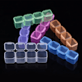 Miniatyrbillede 3 af 5: 28-Slots diamantmaling klar opbevaringsboks - Opbevaringsboks Multicolor