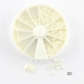 Miniatyrbild 11 av 11: Rhinestone hjul MultiColor 7. Rhinestone 4 storlekar Silver Sva
