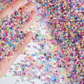 Miniatyrbilde 2 av 2: Frøperler - 2mm - 3000stk - Fargerike MultiColor 3000st