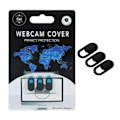 Miniatyrbilde 1 av 7: 3-Pack beskyttelse for webkamera - Webkameradeksel - Spionbeskyttelse Black one size