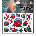 Pikkukuva 3 / 5: Spiderman-tatuoinnit - 4 arkkia - Lasten tatuoinnit - Avengers Multicolor