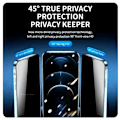 Miniatyrbillede 2 af 4: 2 stk iPhone 16 Pro Privacy Screen Protector Privacy screen protector Transparent Iphone 16 Pro