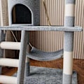 Miniatyrbild 5 av 11: Katträd - 156cm - Klösträd / Klösmöbel Ljusgrå