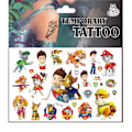 Miniatyrbilde 3 av 5: Paw patrulje tatoveringer - 4 ark - Barnetatoveringer Multicolor