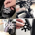 Miniatyrbillede 4 af 5: Multifunktionsværktøj i Snow Crystal Design - Alt-i-én-værktøj Black