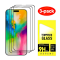 Pikkukuva 1 / 4: 3-pakkaus karkaistu lasi iPhone 16 Pro - Näytön suojaus Transparent iPhone 16 Pro