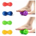 Spiky Ball peanut Muscle Massage Roller Yoga Stick Body Multicolor