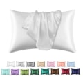Pikkukuva 1 / 4: Satiininen tyynyliina - Tyynynpäällinen - 50 x 66cm - 2 kpl White