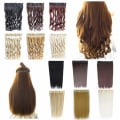 Miniatyrbilde 1 av 7: Clip-on / Hair extensions krøllete og rette 70cm - 24 farger Lockigt - 2