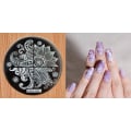 Miniatyrbillede 7 af 11: Nail Art Stempling, Stempling plade NR 25