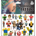 Pikkukuva 4 / 6: Roblox Tatuoinnit - 4 arkkia - Lasten tatuoinnit Multicolor