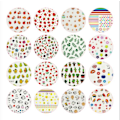 Miniatyrbillede 3 af 4: 16 ark neglestickers negledekoration, neglestickers Multicolor