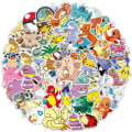 Pikkukuva 1 / 11: 100 tarraa - Pokemon - Piirretty Multicolor
