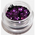 Miniatyrbild 1 av 2: Nagelglitter - Hexagon - Lila - 8ml - Glitter Lila