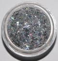 Nagelglitter - Stjärnor - Silver - 8ml - Glitter Silver