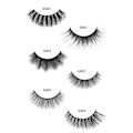Miniatyrbillede 1 af 9: 5 par falske øjenvipper - 3D faux mink - Sort Black 3D faux mink - G807