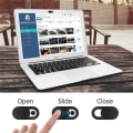 Miniatyrbillede 2 af 7: 3-Pack beskyttelse til webcam - Webcam cover - Spion beskyttelse Black one size