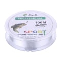 Miniatyrbillede 1 af 6: 100 meter nylon fiskesnøre Transparent #1 - 0,165mm - 4,8 KG