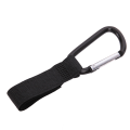 Miniatyrbilde 1 av 3: 1. Barnevogn krok Sort karabinkrok Black