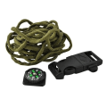 Miniatyrbild 7 av 8: 5-i-1 Survivalarmband - Enkelt, Lätt och Praktiskt Mörkgrön