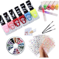 Miniatyrbild 1 av 2: Nagelkit - Dekorationskit - Nagellack, Rhinestone, Nagelstickers multifärg
